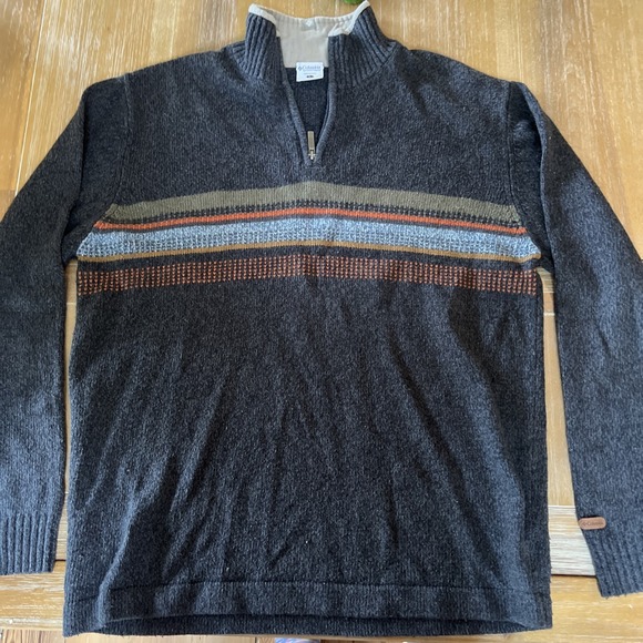 Columbia Other - Columbia Men's L Gray Pullover Sweater Long Sleeve Half Zip Outdoor‎ Hiking